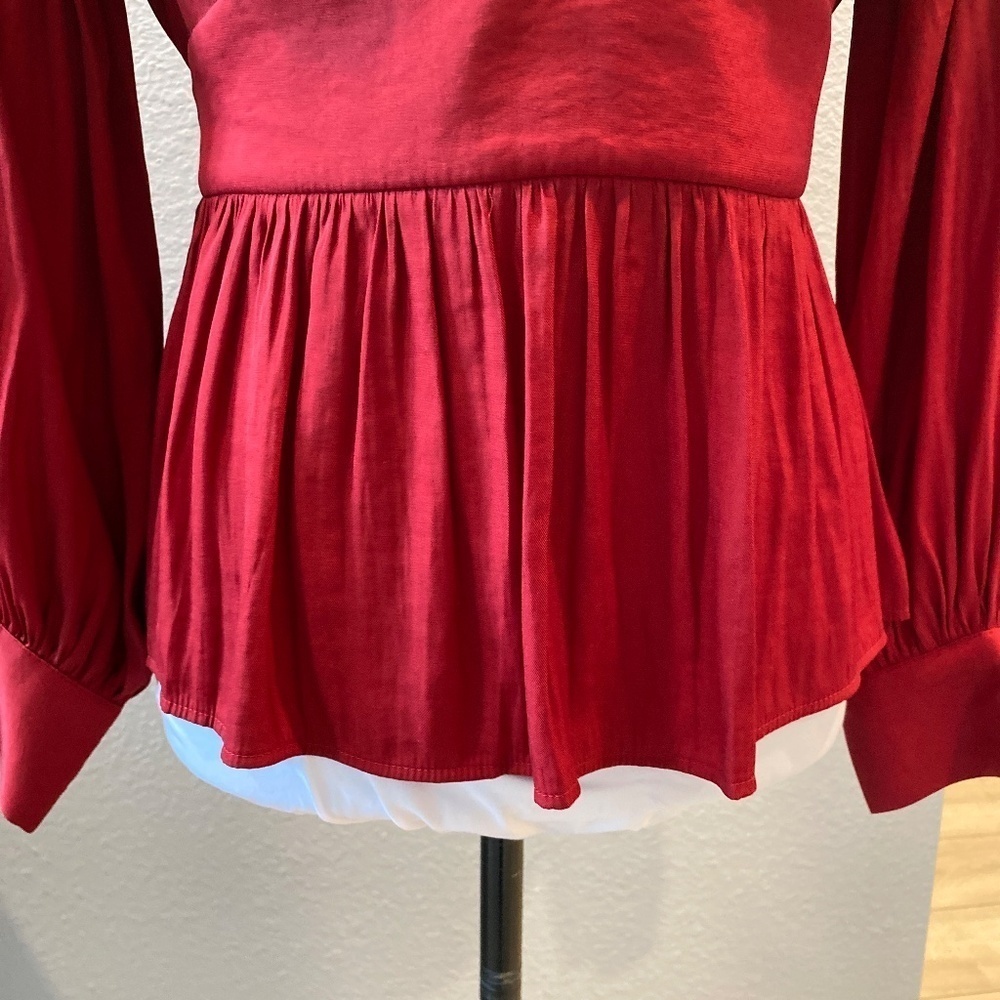 New Banana Republic Poplin Blouse NWOT - Picture 6 of 10